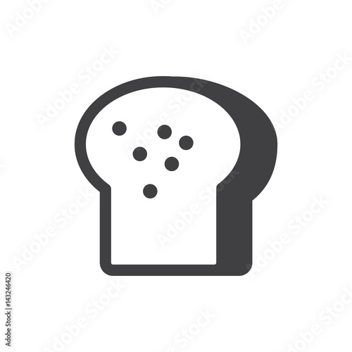 monochrome bakery icon