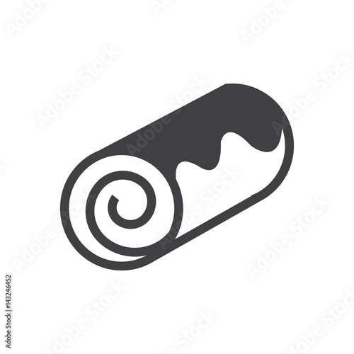 vector monochrome bakery icon