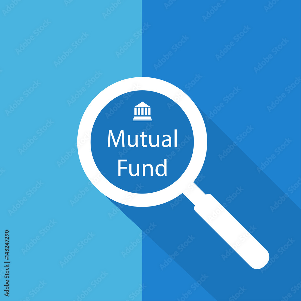 Search or Find Mutual fund Symbol / Icon / Sign with long shadow Search or Find Mutual fund Symbol / Icon / Sign with long shadow