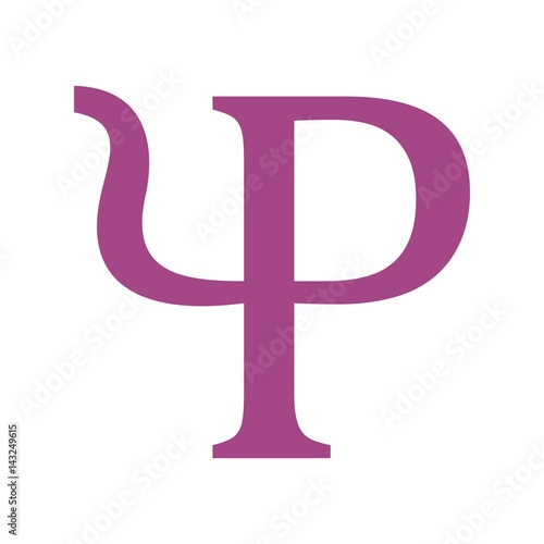 letter p logo vector.