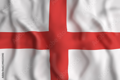 England flag waving