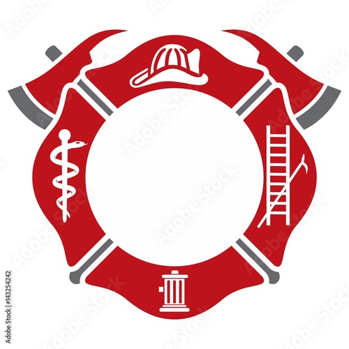 fireman logo vector.