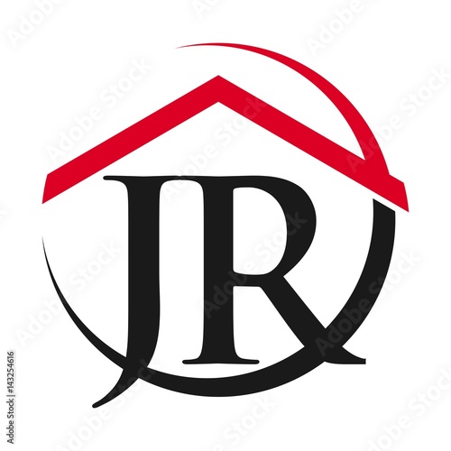 letter j and r logo vector.