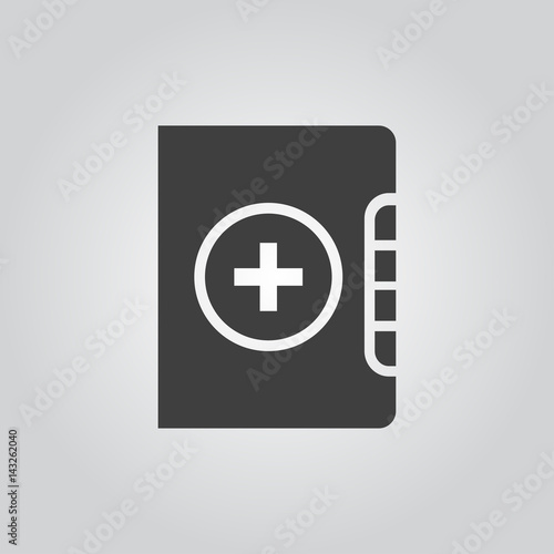 Medical clipboard icon