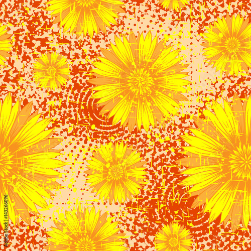 orange flower background