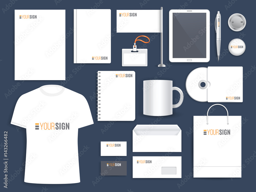 Vetor De Corporate Identity Template For Business Company Do Stock Vetor De Corporate Identity Template For Business Company Do Stock