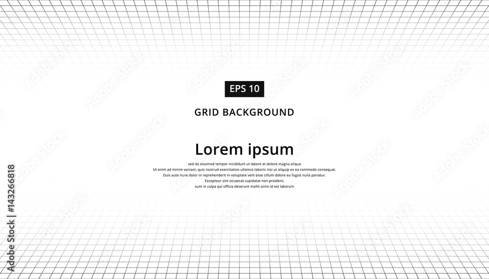 Abstract background. Perspective grid tiled floor and ceiling for copy space Abstract background. Perspective grid tiled floor and ceiling for copy space