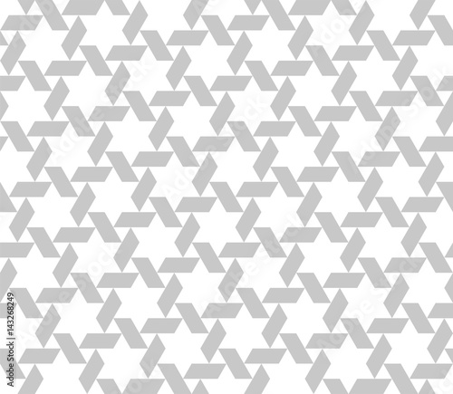 Vector seamless pattern. Modern stylish texture. Repeating geometric pattern tiles with staggered hexagon.