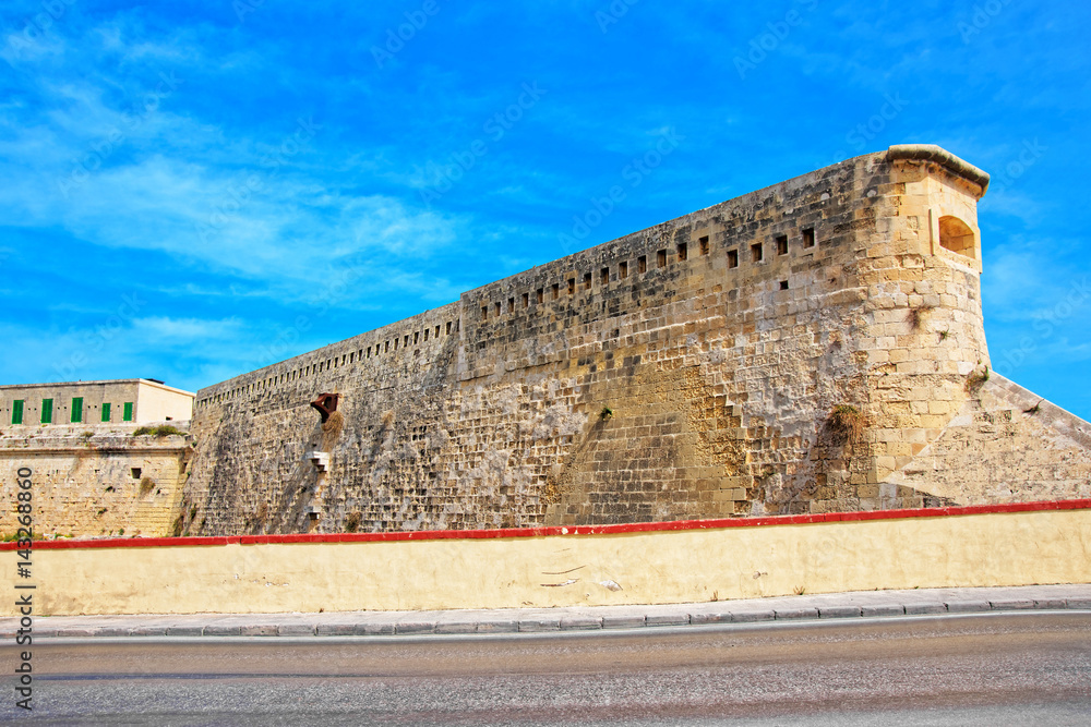 Saint Elmo fort in Valletta Malta