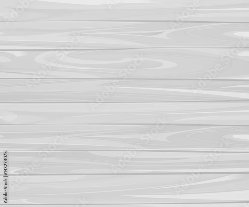 Vector white retro wood textured background with horizontal planks, grunge vintage wooden texture timbers