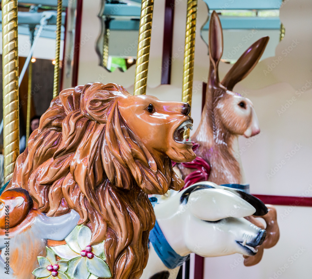 Lion in Carousel