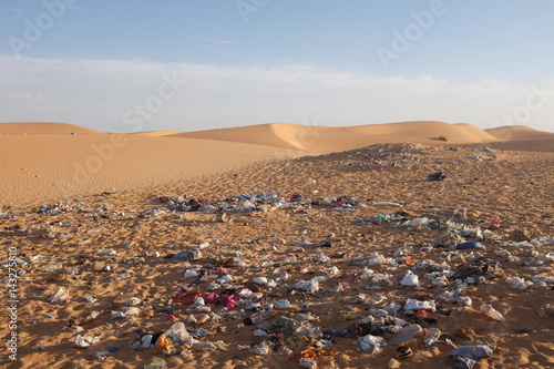 Illegal Dumping in Mauritanian Sahara