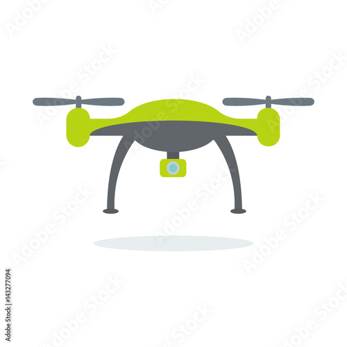 Dron with camera