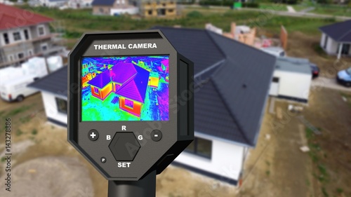 Detecting Heat Loss at the House With Infrared Thermal Camera 
