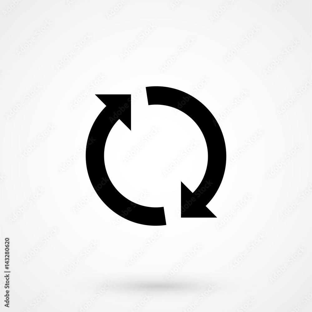 Refresh, Reload Isolated Flat Web Mobile Icon Refresh, Reload Isolated Flat Web Mobile Icon
