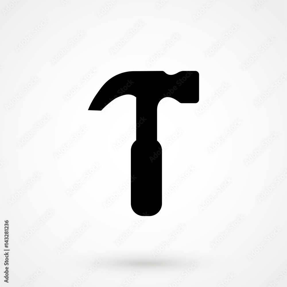Hammer Icon Vector. Hammer Icon Vector.