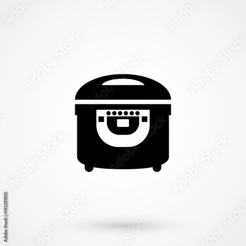 Electric pan Icon Vector.
