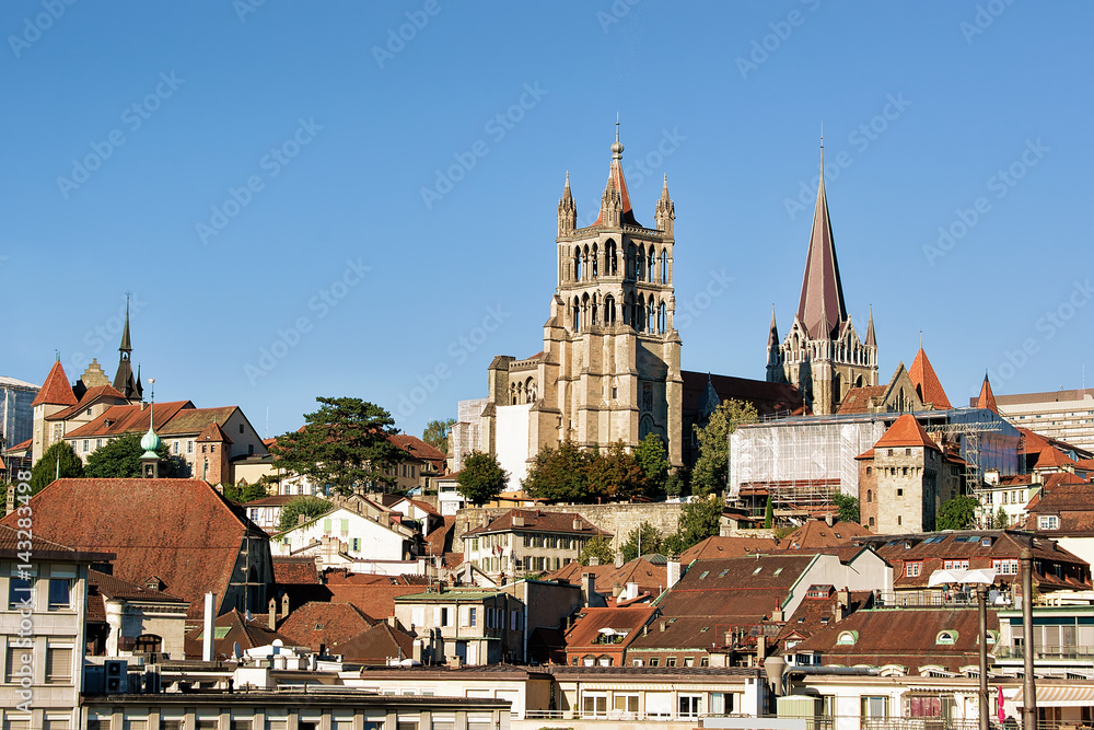 Obraz premium Cathedral of Notre Dame in Lausanne