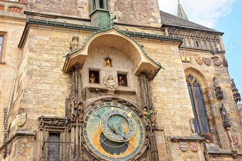 Astronomical clock of Old Town Hall in Prague