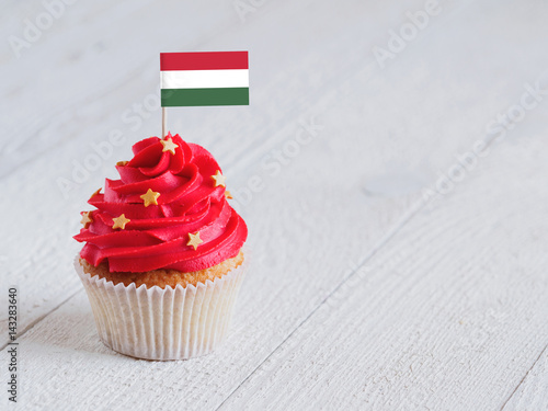 Cupcake with National flag