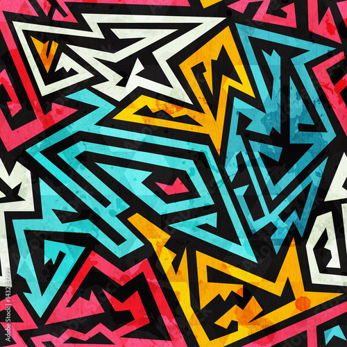 Graffiti seamless pattern