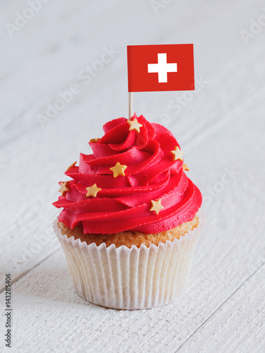 Cupcake with National flag