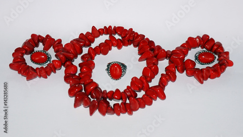 Red Jewelry. 