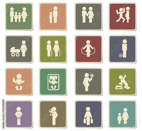 family icon set