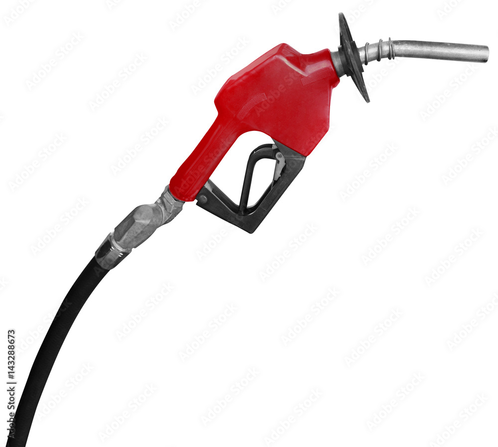 Gas Station Pump Nozzle isolated on a white background Gas Station Pump Nozzle isolated on a white background