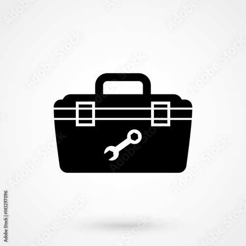Tools box icons vector