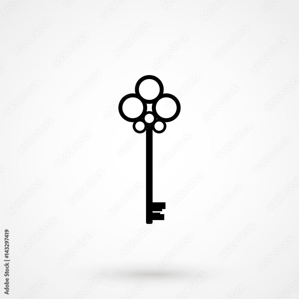 Obraz premium Key vector icon