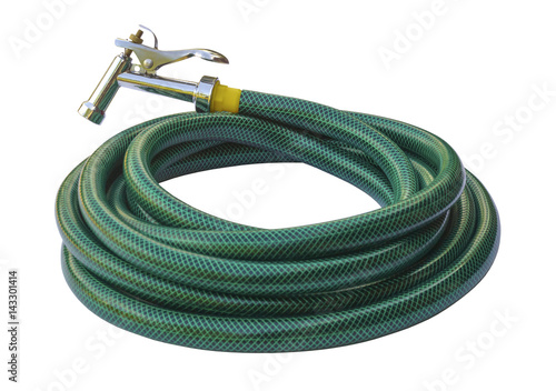 Cuadro en lienzo Water taps and garden hose