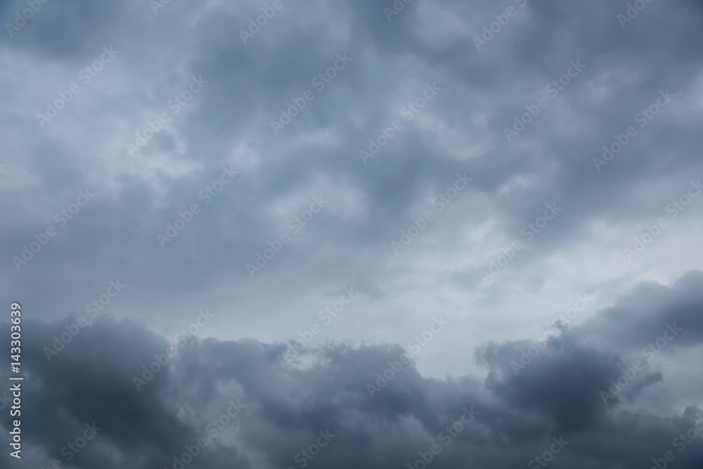 Dark sky and black clouds before rainy, Dramatic black cloud and thunderstorm Dark sky and black clouds before rainy, Dramatic black cloud and thunderstorm