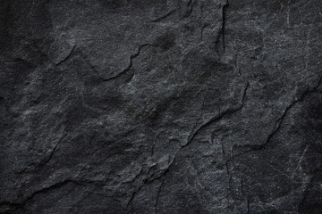 Fototapete Steine Dunkelgrauer schwarzer Schieferhintergrund oder -beschaffenheit.  © jamroenjaiman
