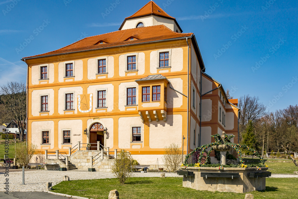 Schönberg Castle in the Vogtland