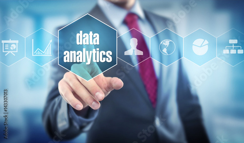 data analytics / Businessman