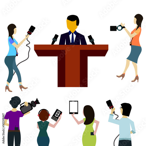 news conference 