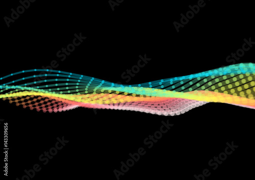 Abstract technology and engineering background with original organic elements. Vector illustration