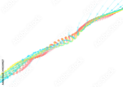Abstract technology and engineering background with original organic elements. Vector illustration