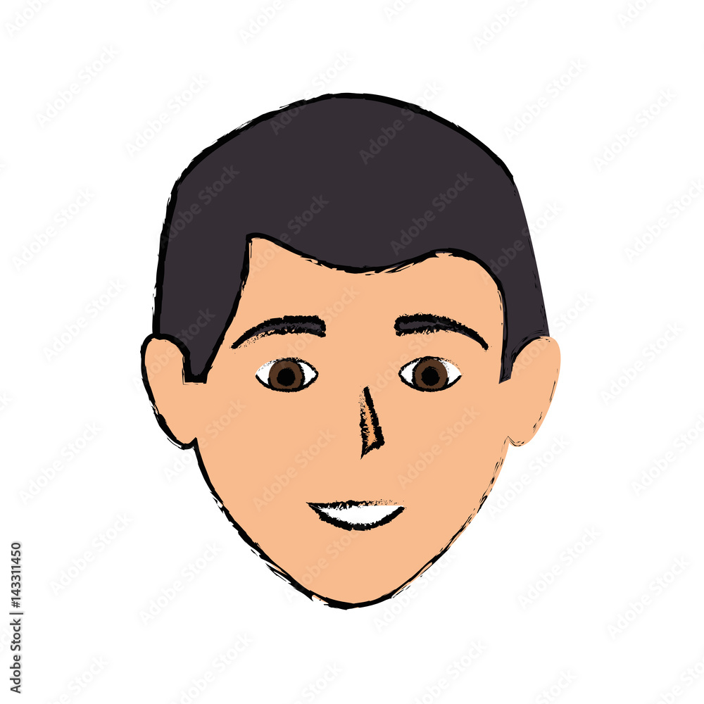 young man avatar character vector illustration design young man avatar character vector illustration design