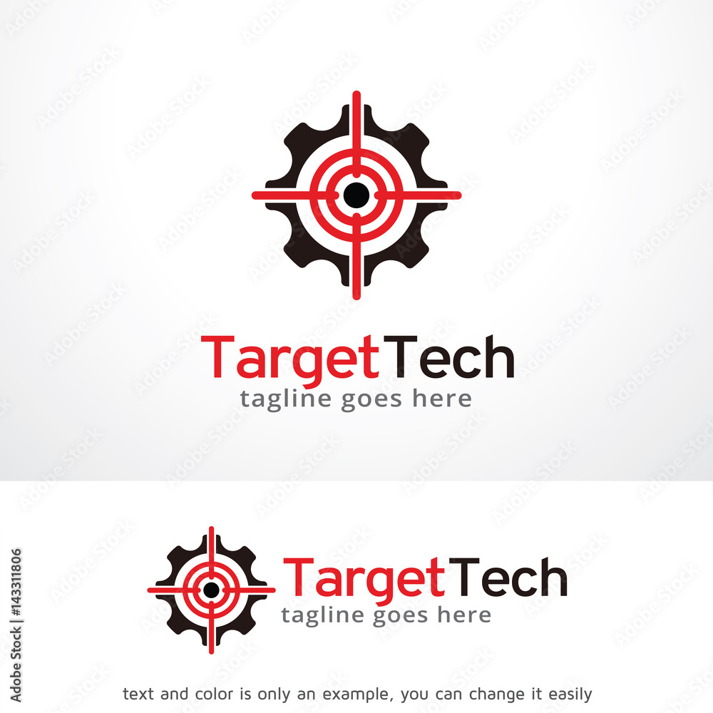 Target Tech Logo Template Design Vector, Emblem, Design Concept, Creative Symbol, Icon Target Tech Logo Template Design Vector, Emblem, Design Concept, Creative Symbol, Icon