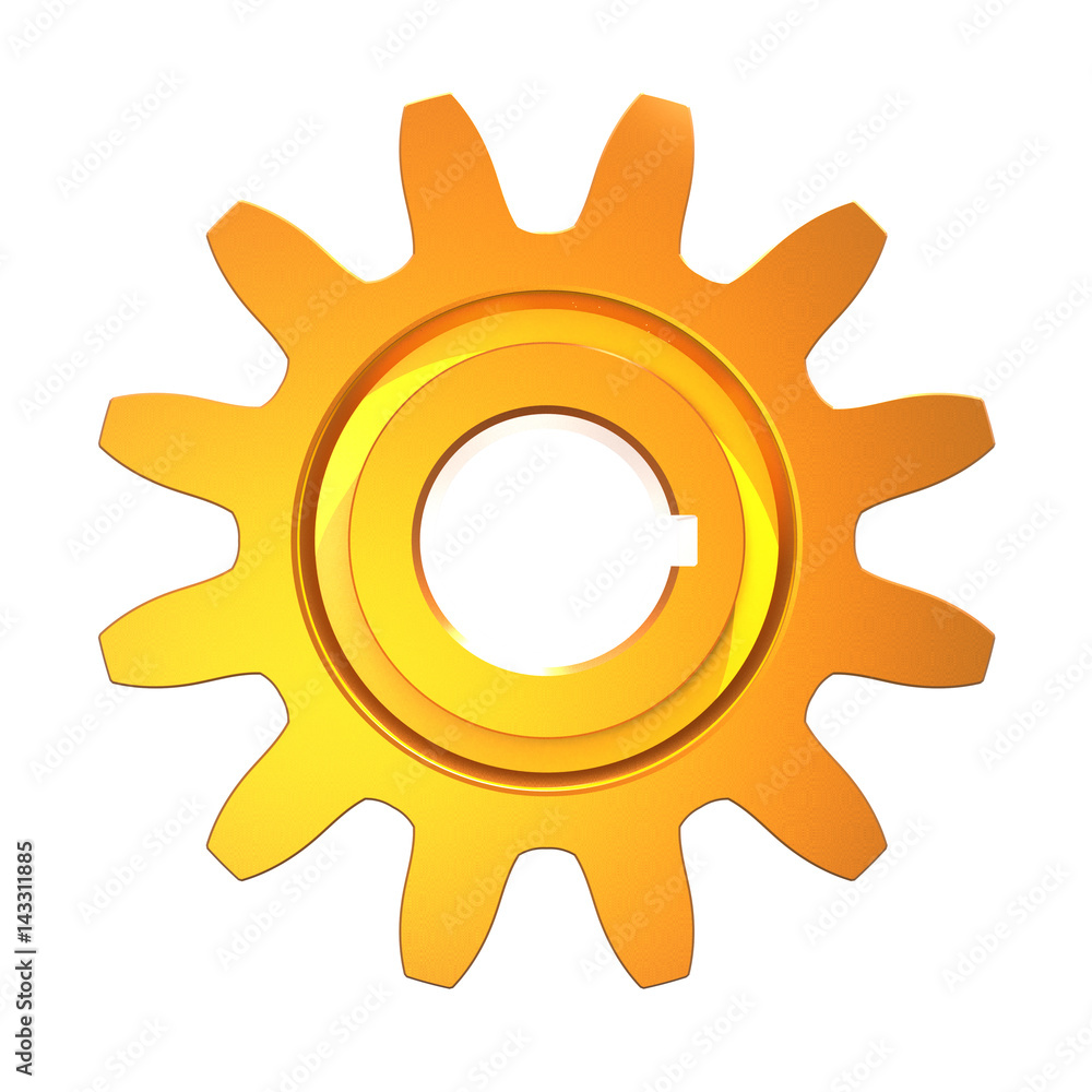3D model of gear transmission element 3D model of gear transmission element