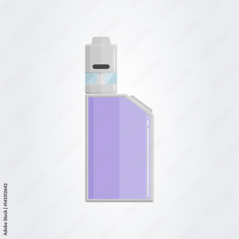 Colored flat vaping device. Part of big set. 03 Colored flat vaping device. Part of big set. 03