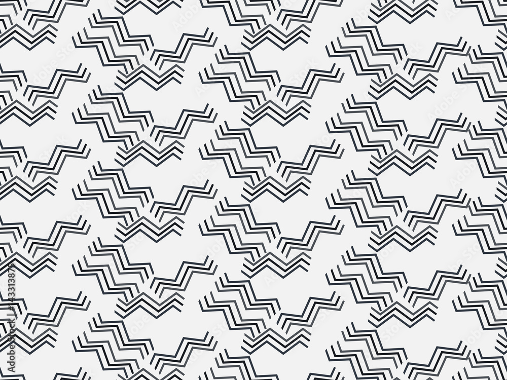 Seamless pattern with broken lines. Geometric abstract background. Vector illustration Seamless pattern with broken lines. Geometric abstract background. Vector illustration