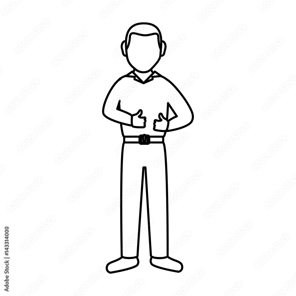 golf player avatar icon vector illustration design