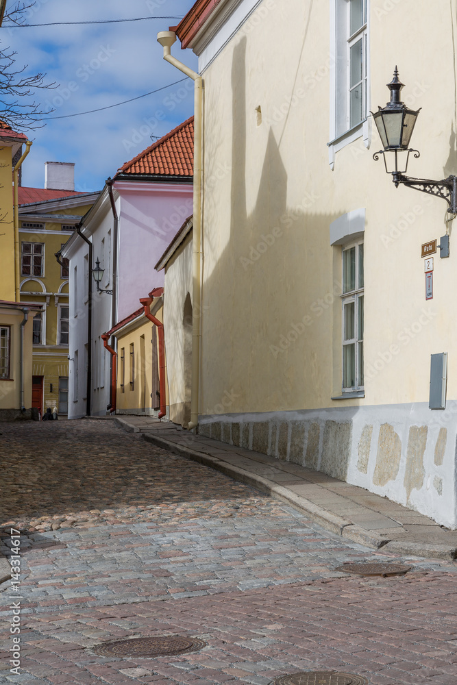 Old Street In Tallinn