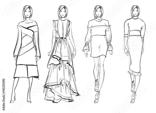SKETCH. fashion girls