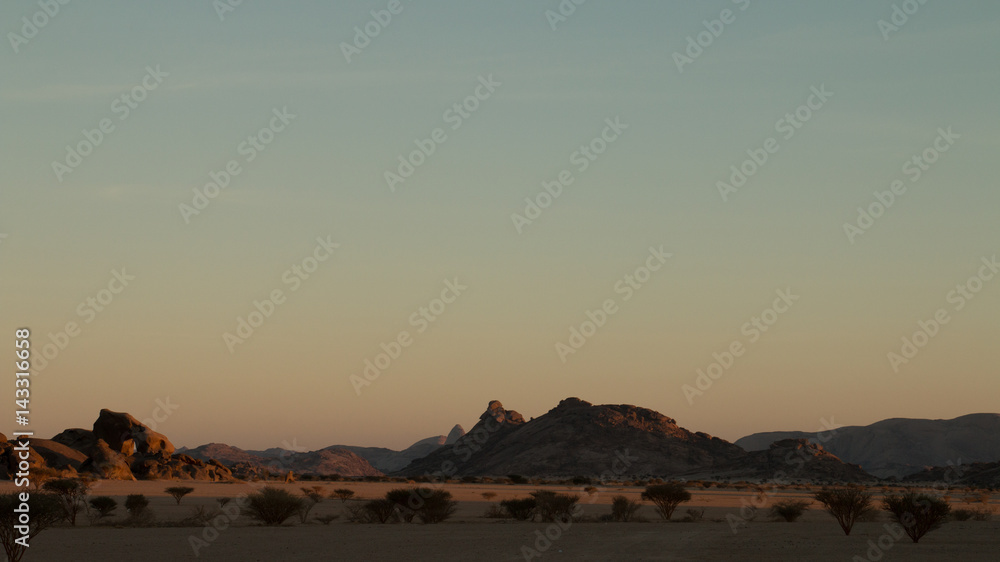 Landscape from Saudi Arabia desert