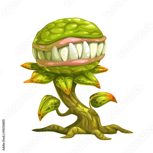 Monster plant illustration.