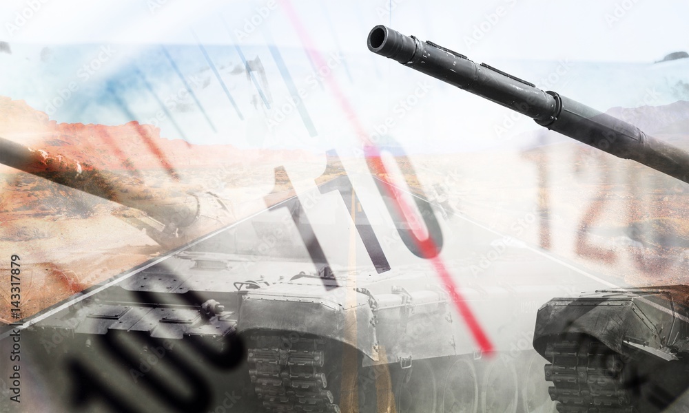 Naklejka premium Tank.